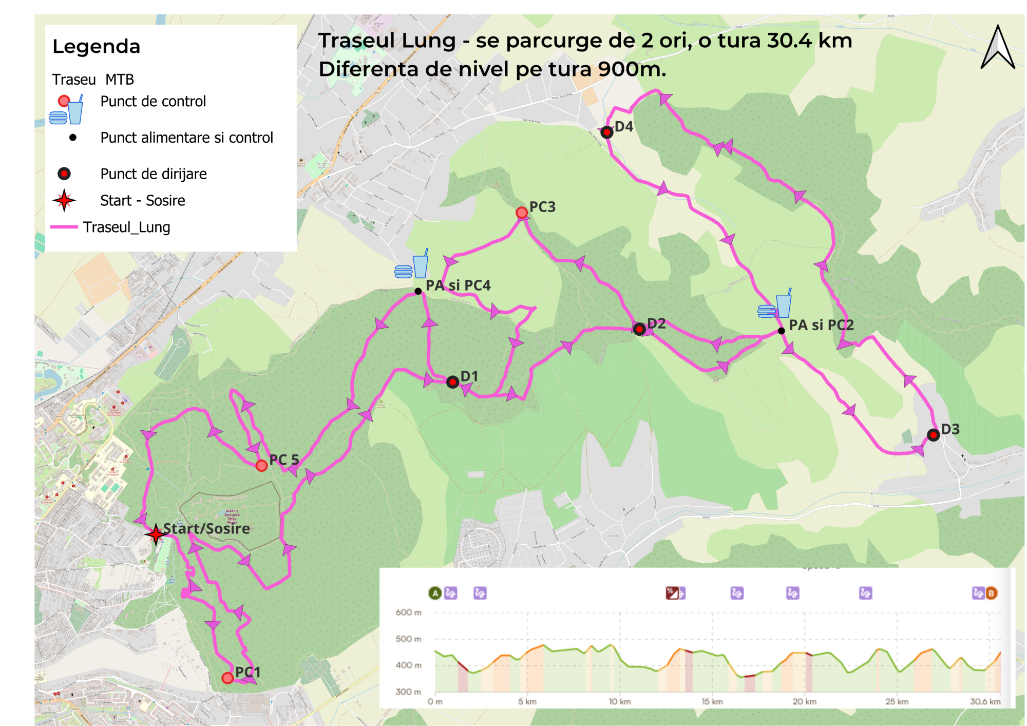 Traseul Lung 